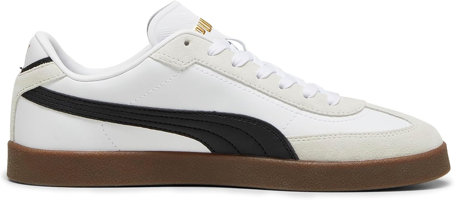 image:imagePUMA Mens Club Ii Era Suede Lace Up Sneakers Shoes CasualPuma Whitepuma Blackvapor Gray