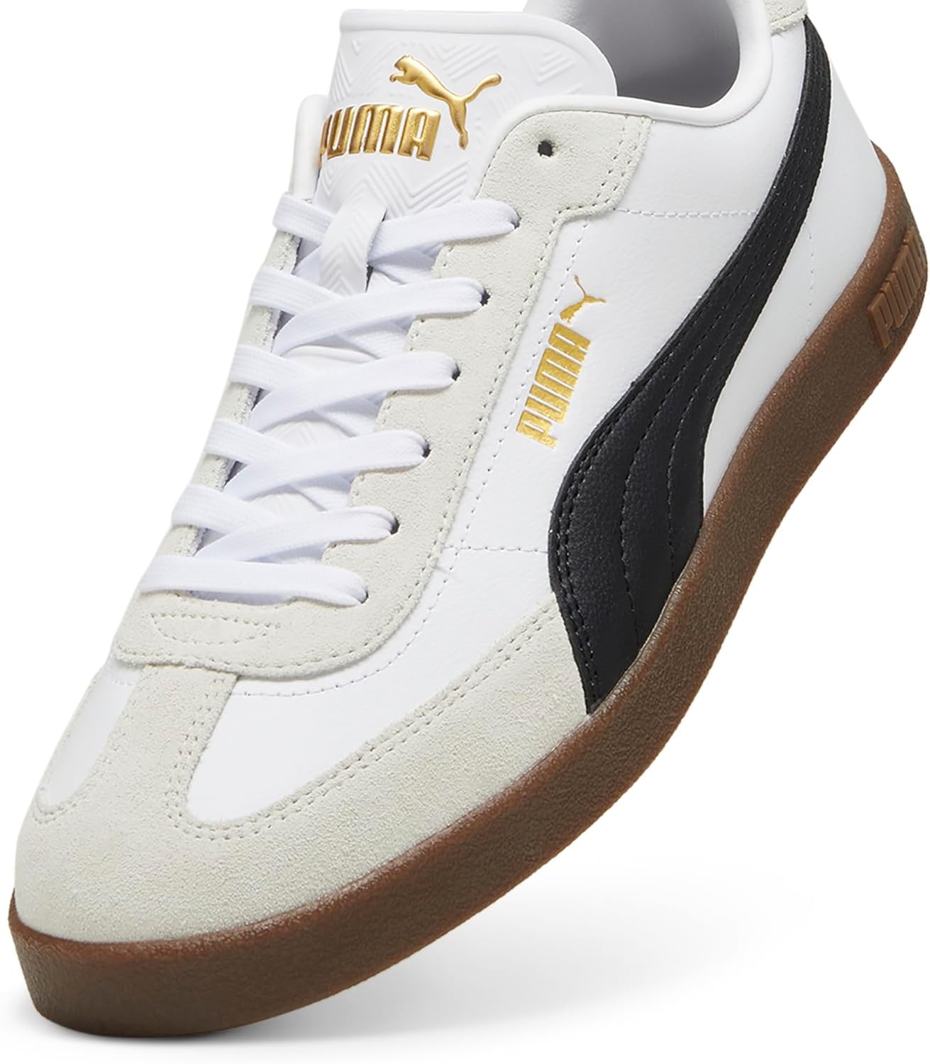 image:imagePUMA Mens Club Ii Era Suede Lace Up Sneakers Shoes CasualPuma Whitepuma Blackvapor Gray