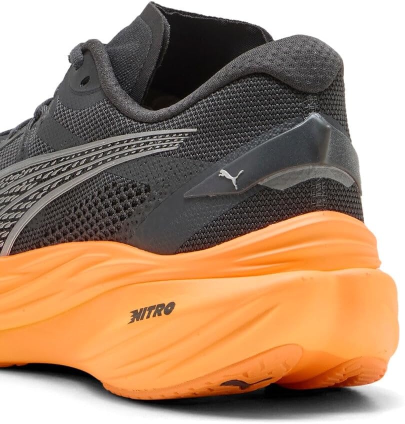 image:imagePUMA Mens Deviate Nitro 3 Running Sneakers ShoesDusky GrayHeat Fire