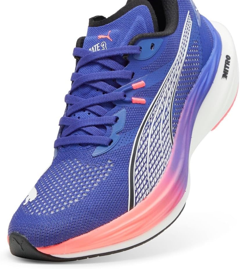 image:imagePUMA Mens Deviate Nitro 3 Running Sneakers ShoesLapis LazuliSunset Glow