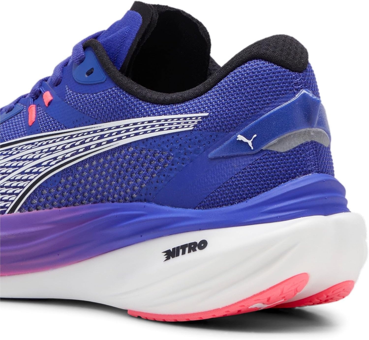 image:imagePUMA Mens Deviate Nitro 3 Running Sneakers ShoesLapis LazuliSunset Glow