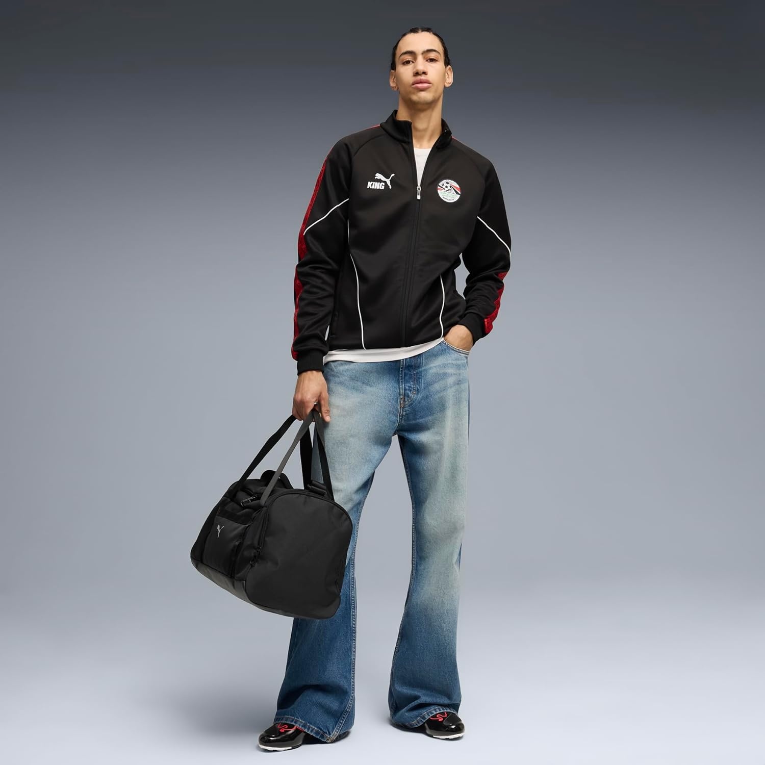 image:imagePUMA Mens Egypt Fa King Anthem JacketPuma Blackpuma Red