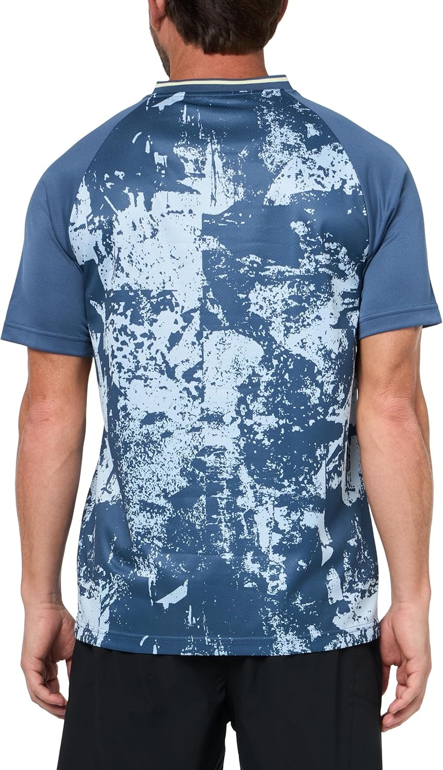image:imagePUMA Mens Essentials Short Sleeve JerseyDark Indigogold Moon All Over Print Ah25