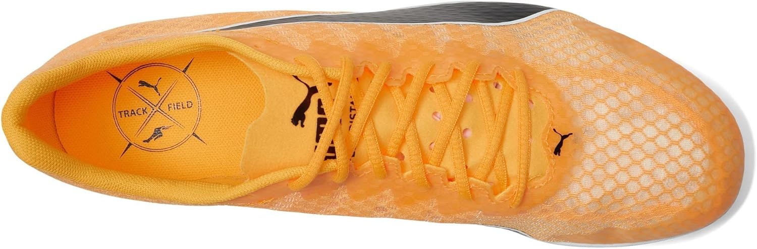 image:imagePUMA Mens Evospeed Distance 11 and Field Running Sneakers Shoes OrangeSun StreamPuma BlackPuma Silver