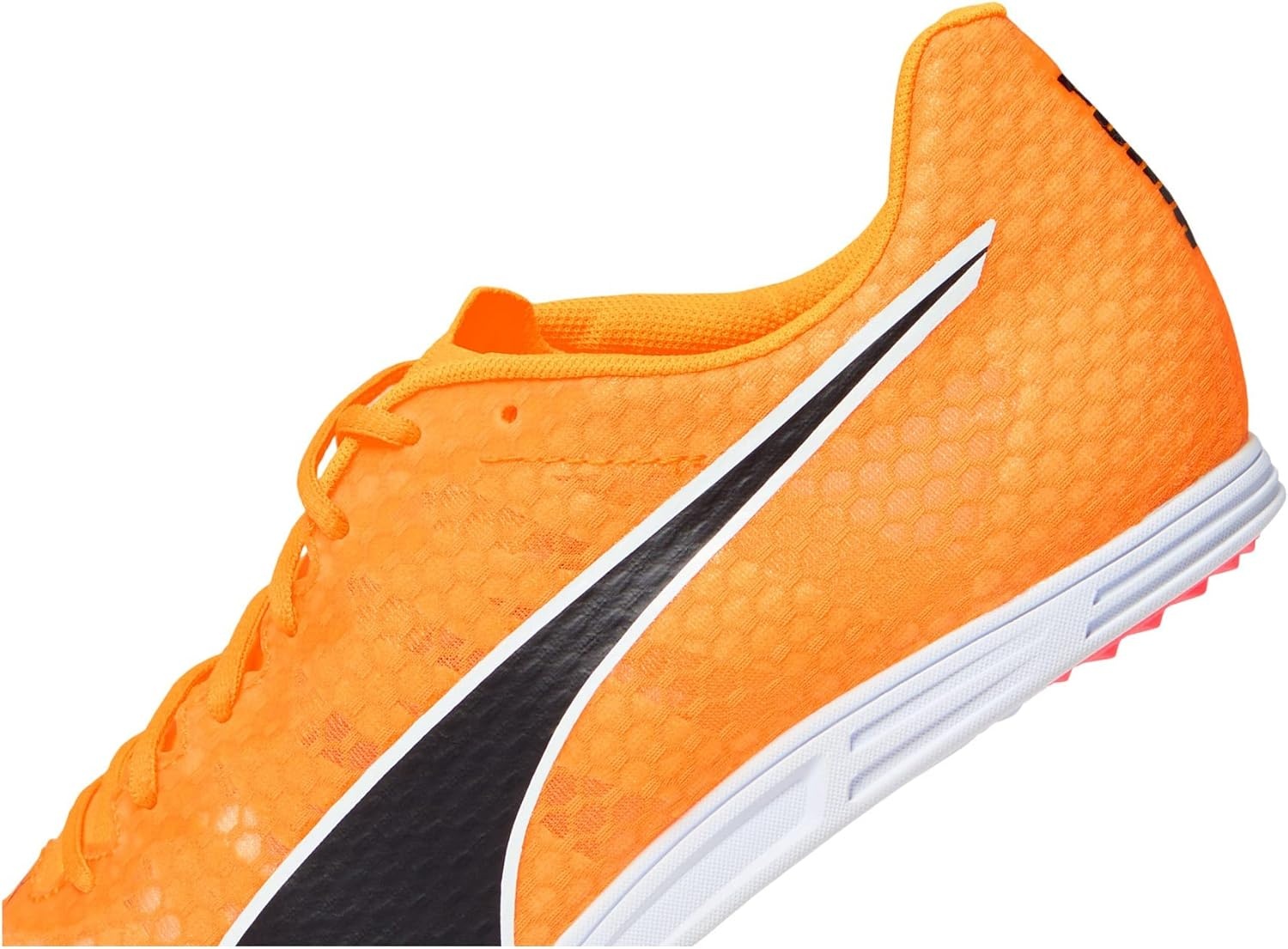 image:imagePUMA Mens Evospeed Distance 11 and Field Running Sneakers Shoes OrangeSun StreamPuma BlackPuma Silver