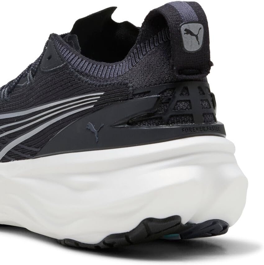 image:imagePUMA Mens Foreverrun Nitro Running Sneakers ShoesBlackWhite