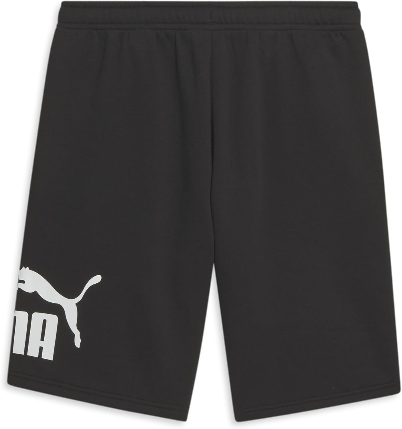 image:imagePUMA Mens Logo Fleece Drawstring 10 Inch Shorts Casual Bottoms Casual DrawstringBlack