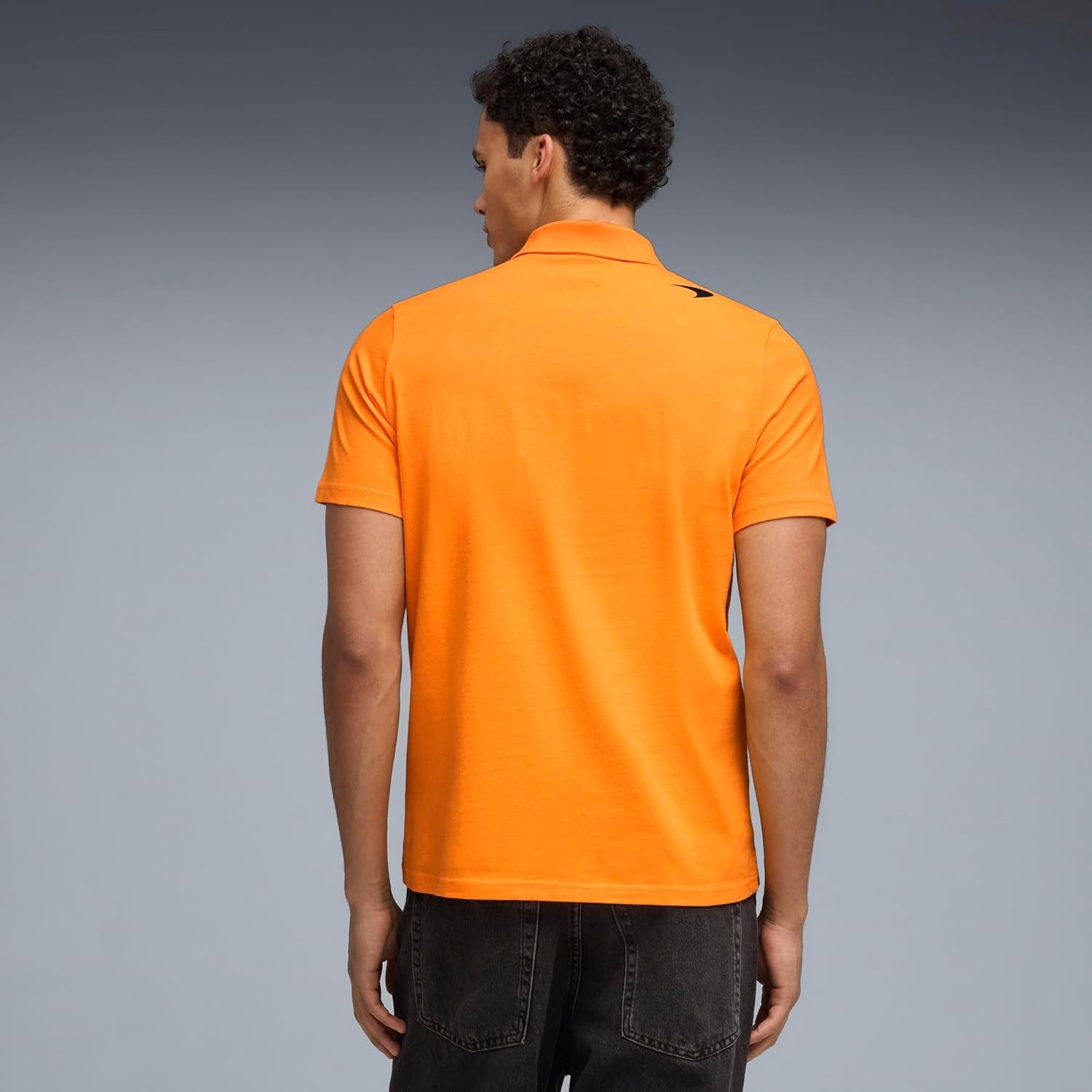 image:imagePUMA Mens Mclaren X Small Logo Short Sleeve Shirt Casual Casual BlackPapaya