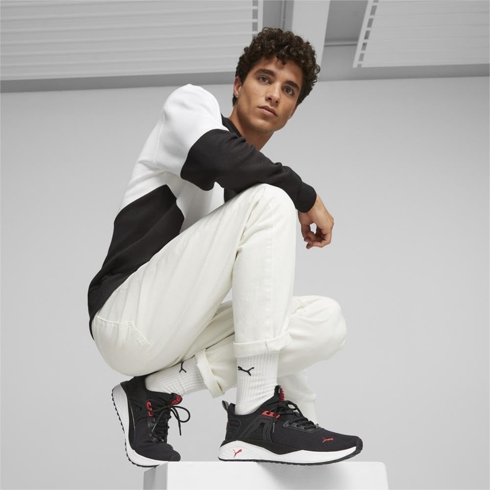 image:imagePUMA Mens Pacer 23 Street SneakersBlackfor All Time Redsilver
