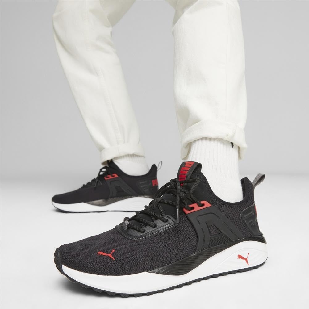image:imagePUMA Mens Pacer 23 Street SneakersBlackfor All Time Redsilver