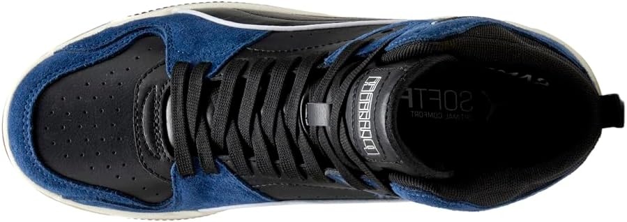 image:imagePUMA Mens Rebound Break Mid Lace Up Sneakers Shoes CasualPersian Blueblackvapor Gray Ah25