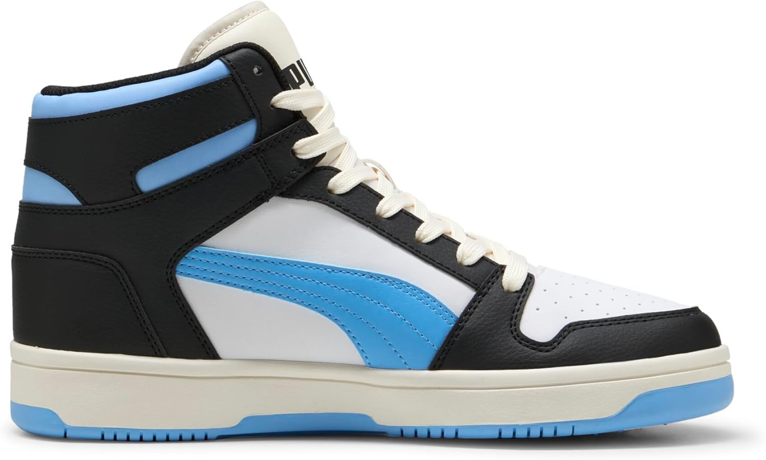 image:imagePUMA Mens Rebound Layup Lo SneakerBlackteam Light Bluefrosted Ivory