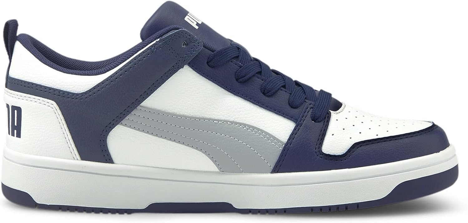image:imagePUMA Mens Rebound Layup Lo SneakerElektro Blue Quarry Puma White
