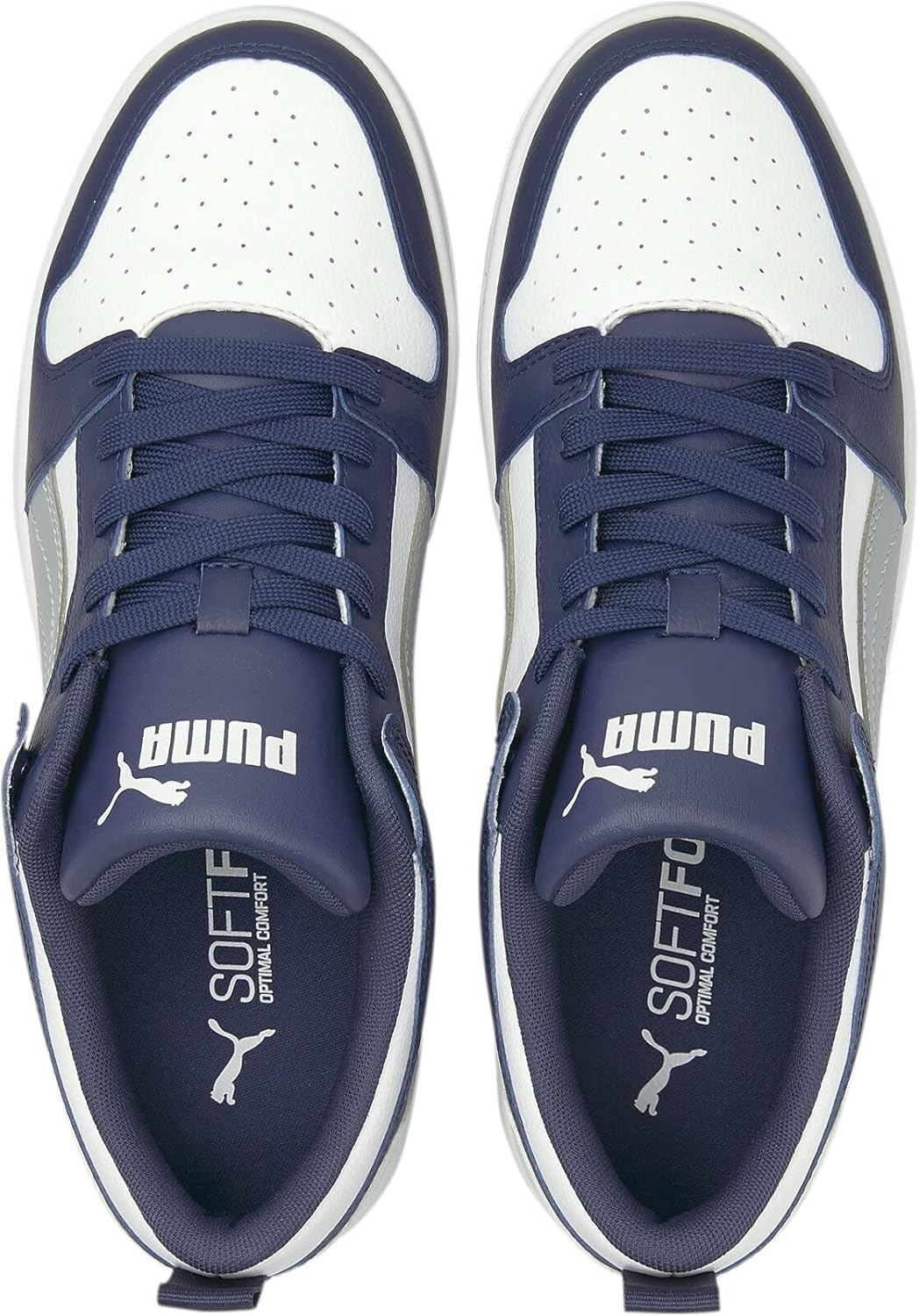 image:imagePUMA Mens Rebound Layup Lo SneakerElektro Blue Quarry Puma White