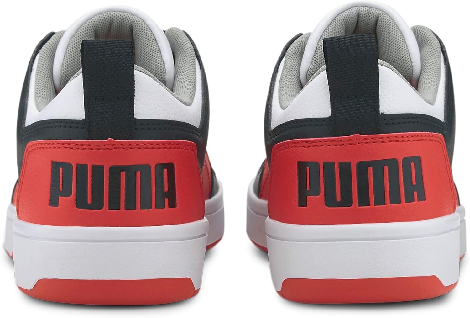 image:imagePUMA Mens Rebound Layup Lo SneakerPuma White High Risk Red Puma Black Gray Violet