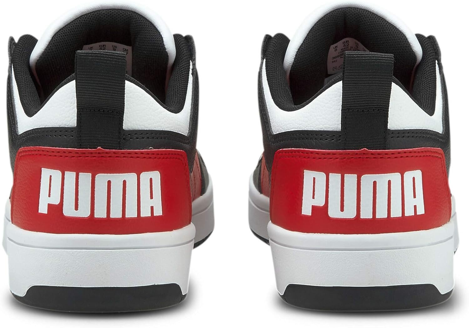image:imagePUMA Mens Rebound Layup Lo SneakerPuma White Poppy Red Puma Black