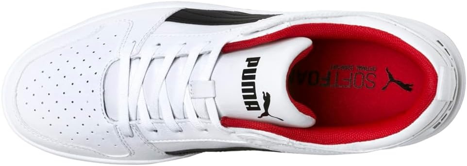 image:imagePUMA Mens Rebound Layup Lo SneakerWhiteblackhigh Risk Red