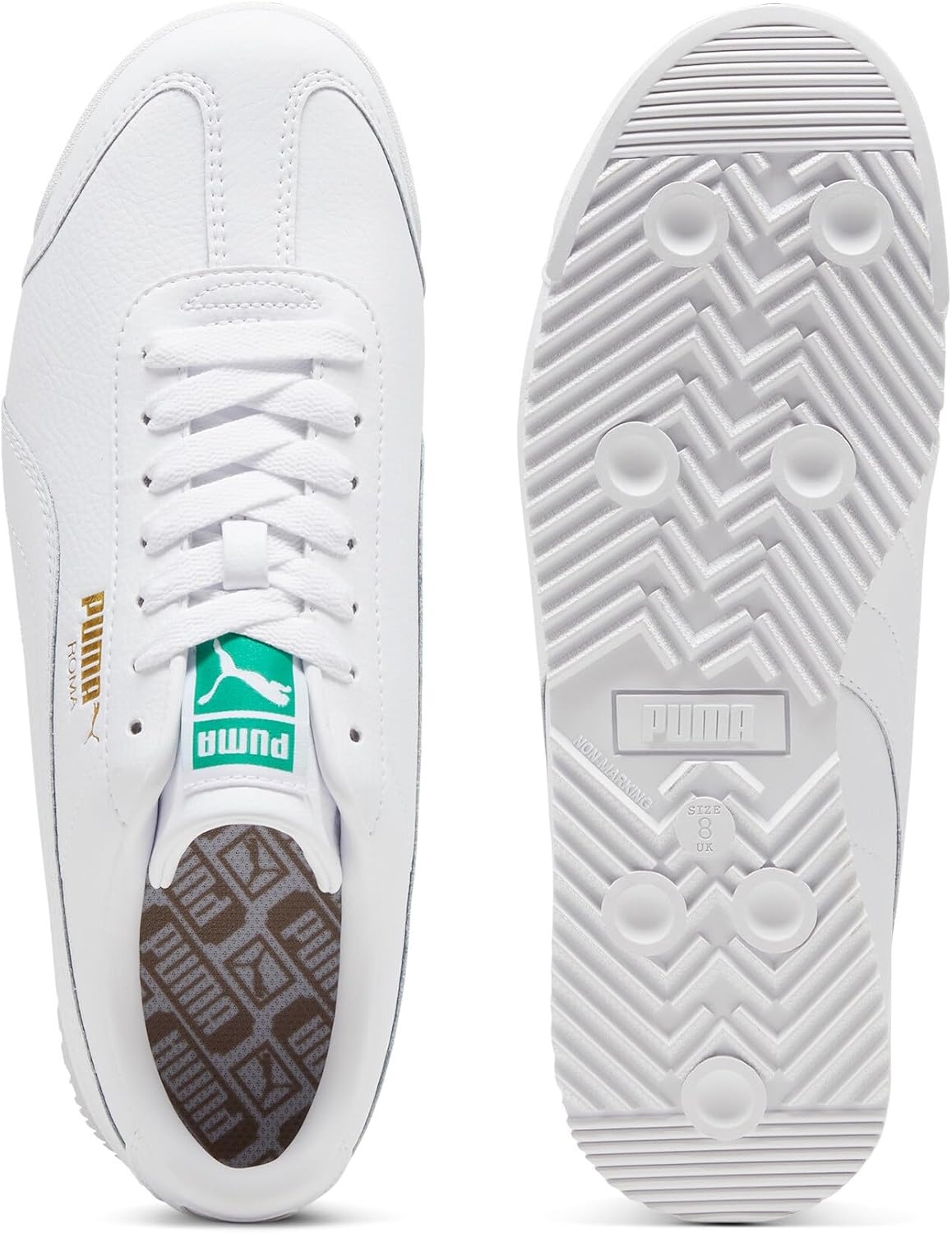 image:imagePUMA Mens Roma Sneakers24 Whitearchive Green