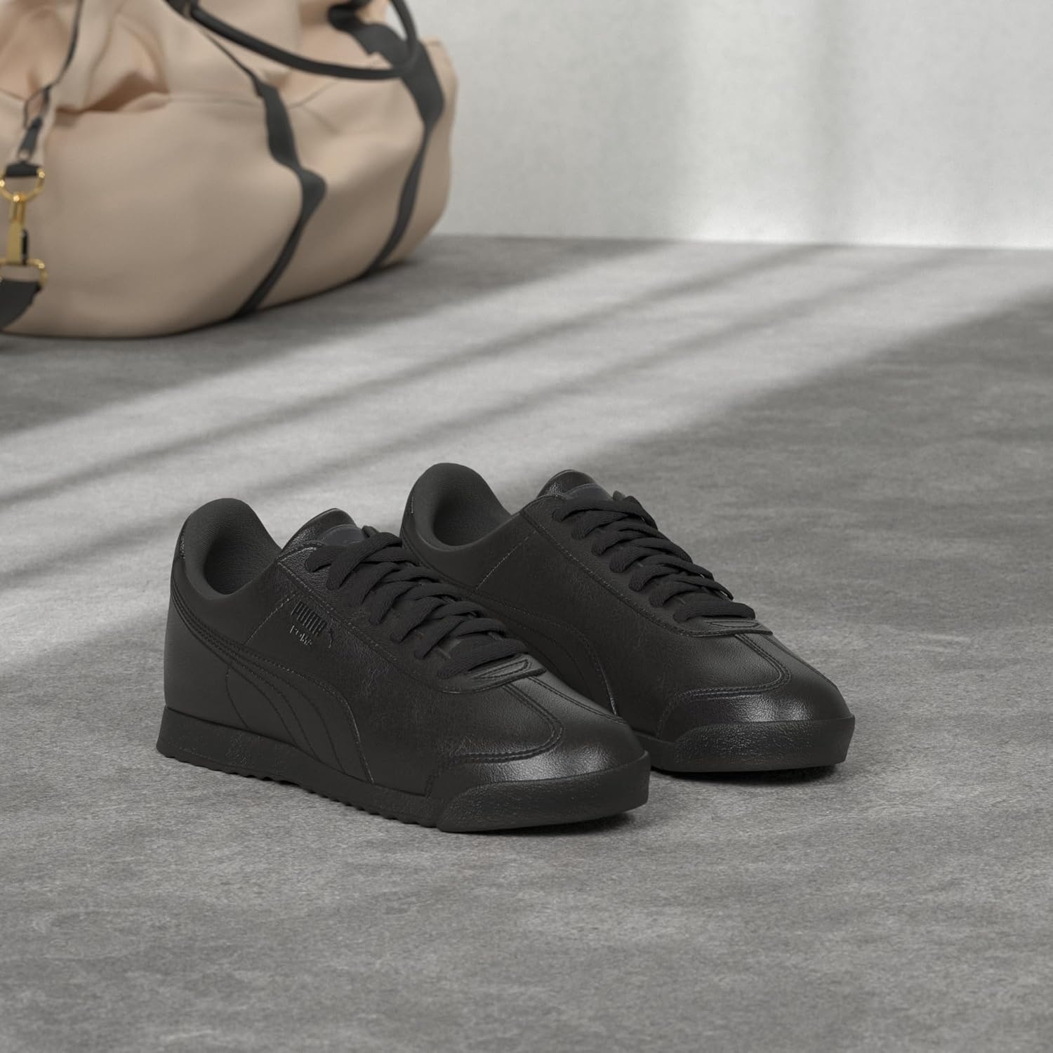 image:imagePUMA Mens Roma SneakersBlackBlack
