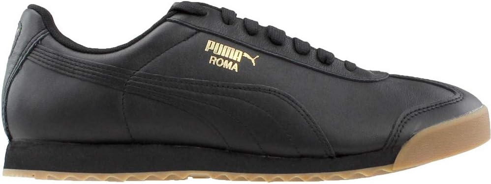 image:imagePUMA Mens Roma SneakersBlackTeam Gold