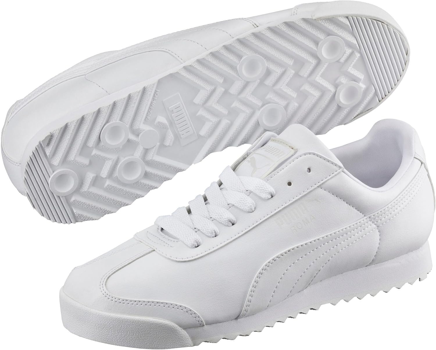 image:imagePUMA Mens Roma SneakersWhiteLight Gray