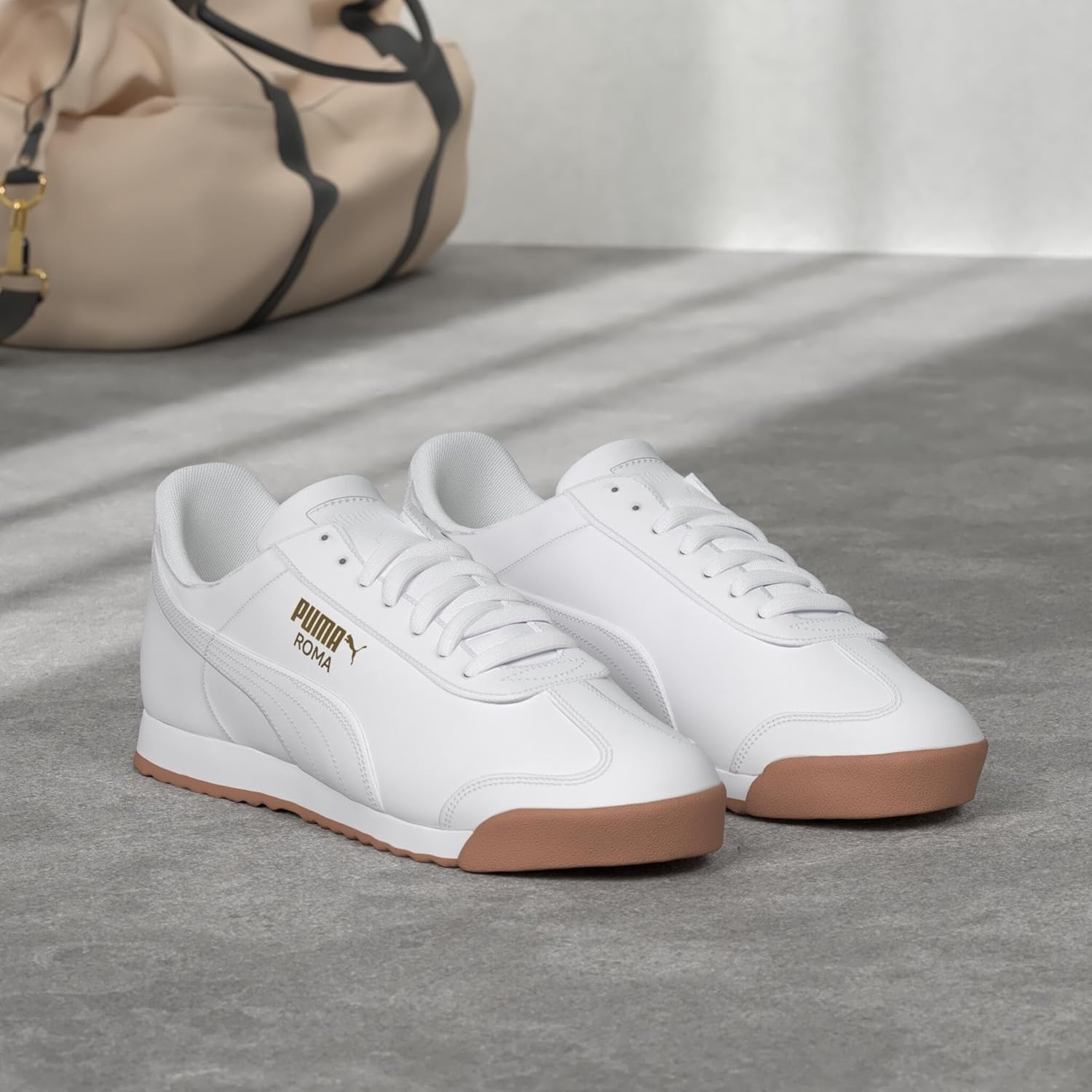image:imagePUMA Mens Roma SneakersWhiteteam Gold Ss18