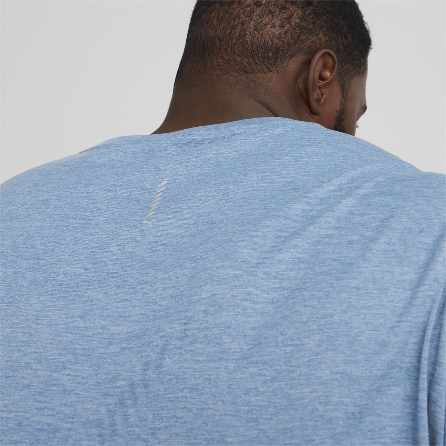 image:imagePUMA Mens Run Favorite Velocity Crew Neck Short Sleeve Athletic Running Casual Tops BreathableZen Blueheather