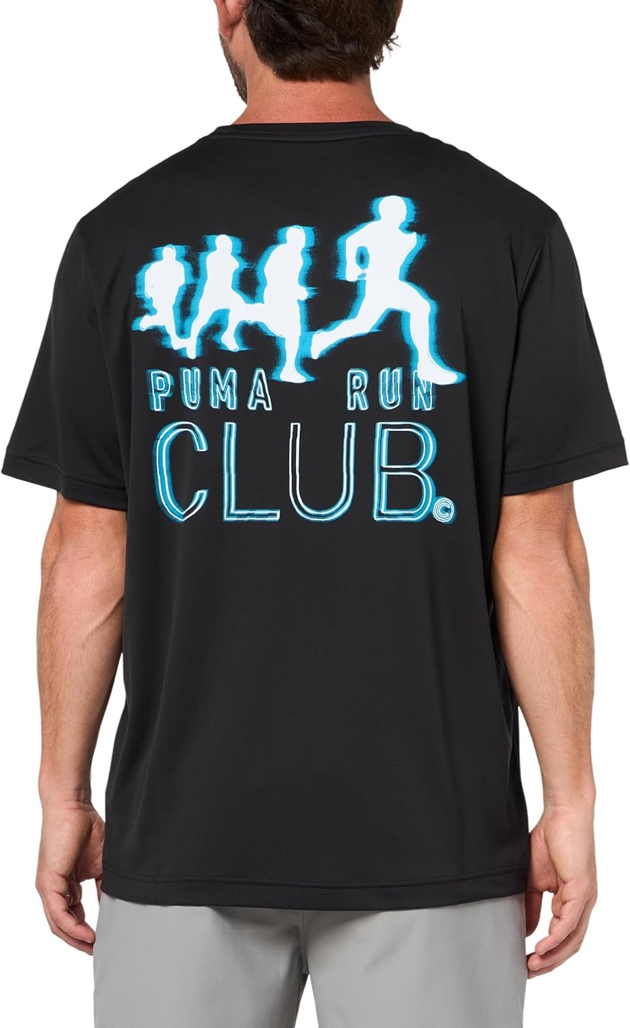 image:imagePUMA Mens Running Graphic TShirtBlack Run Club Ah25