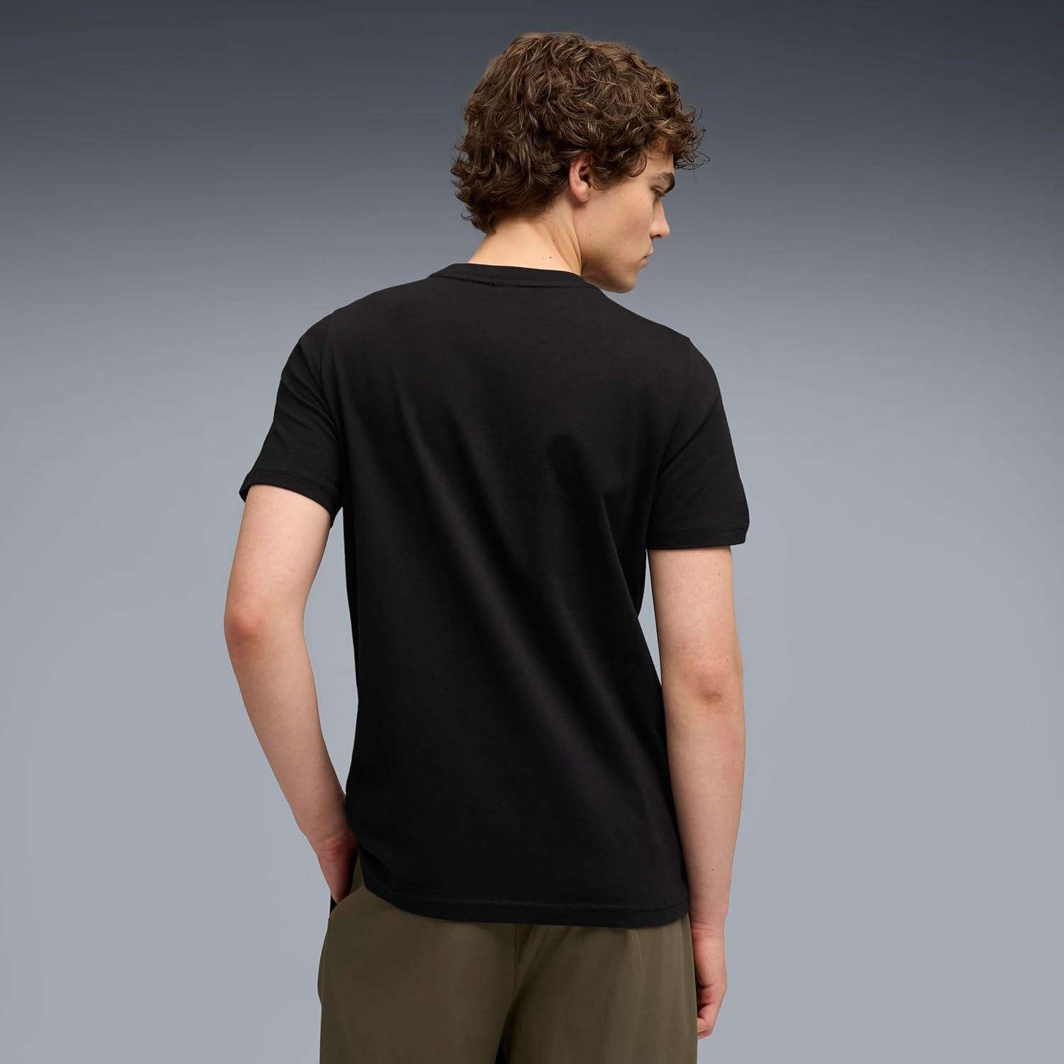 image:imagePUMA Mens Scuderia Ferrari Sportswear Tonal Shield Logo Crew Neck Short Sleeve Casual Tops Casual BlackBlack