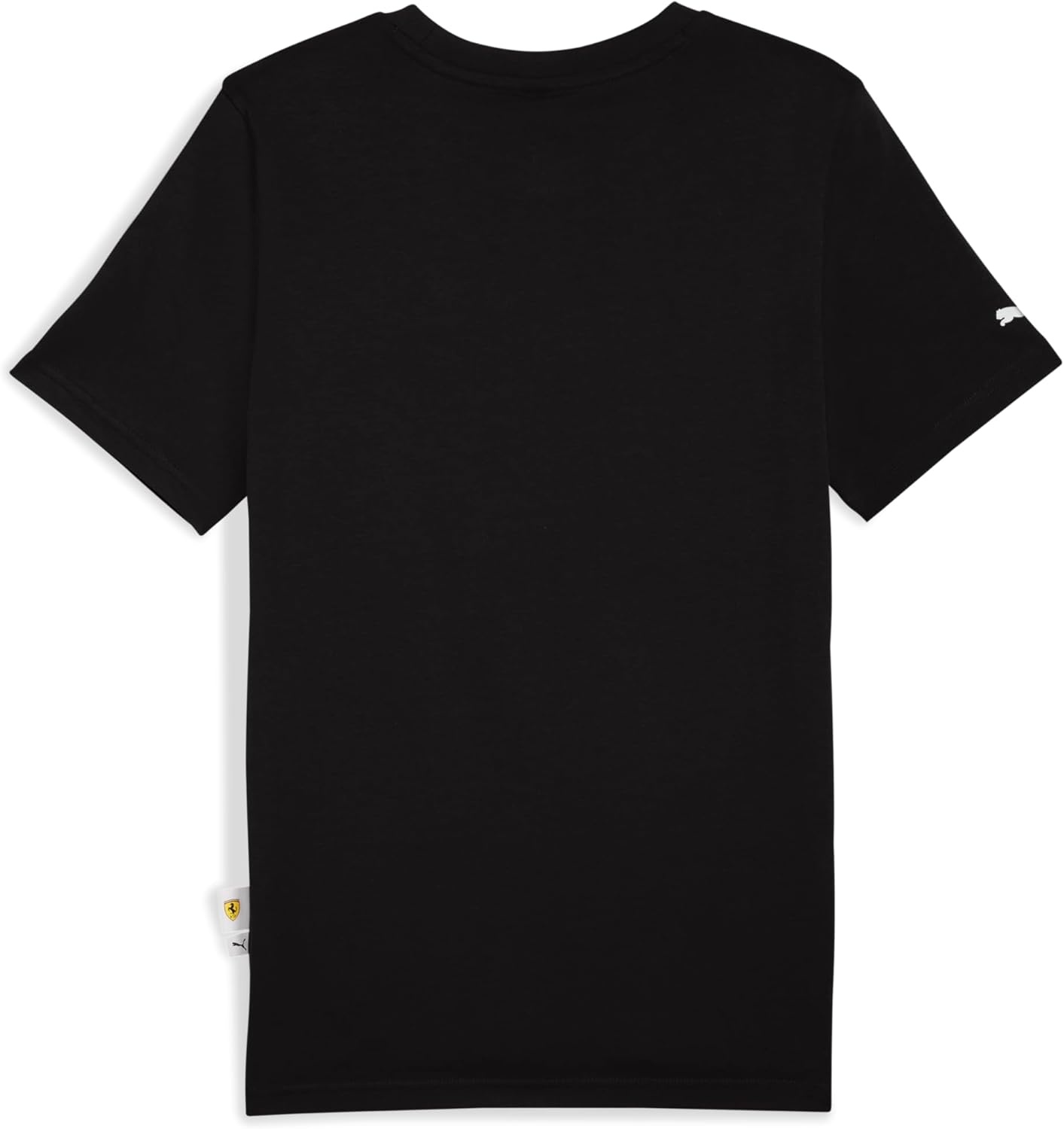 image:imagePUMA Mens Scuderia Ferrari Sportswear Tonal Shield Logo Crew Neck Short Sleeve Casual Tops Casual BlackBlack