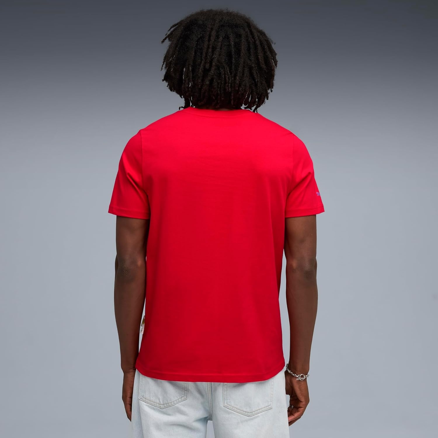 image:imagePUMA Mens Scuderia Ferrari Sportswear Tonal Shield Logo Crew Neck Short Sleeve Casual Tops Casual RedRosso Corsa Tonal Shield Ah25