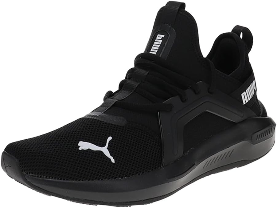 image:imagePUMA Mens Softride Enzo 5 Running Sneakers Shoes WhiteBlackBlackWhite