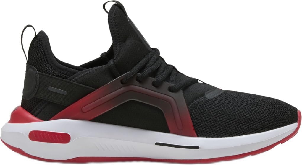 image:imagePUMA Mens Softride Enzo 5 Running Sneakers Shoes WhiteBlackredcool Dark Grey