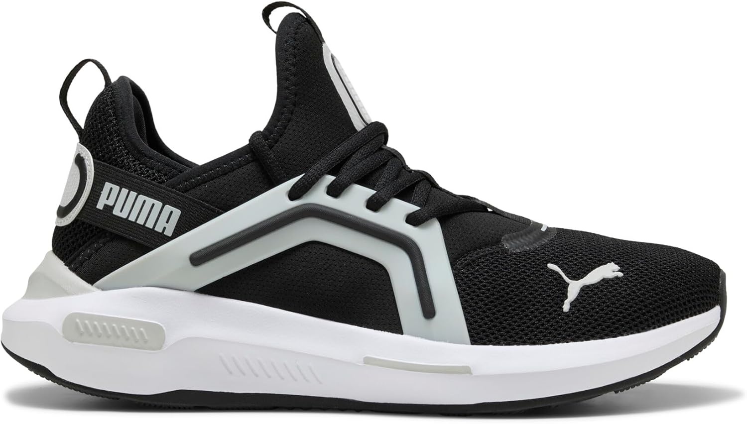 image:imagePUMA Mens Softride Enzo 5 Running Sneakers Shoes WhiteBlackwhitecool Light Gray