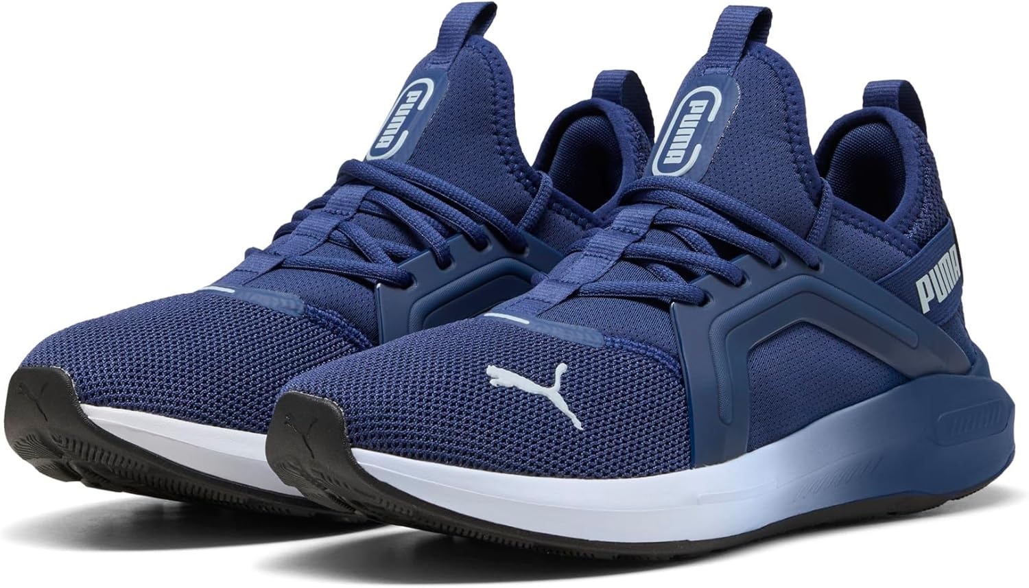 image:imagePUMA Mens Softride Enzo 5 Running Sneakers Shoes WhiteBlue Jewellucitepuma White