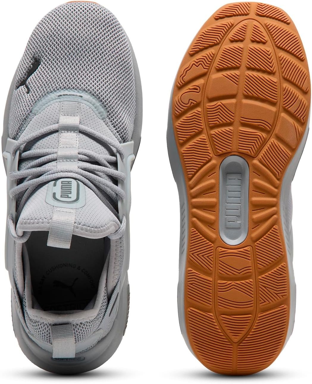 image:imagePUMA Mens Softride Enzo 5 Running Sneakers Shoes WhiteCool Mid GrayCool Gray Gum