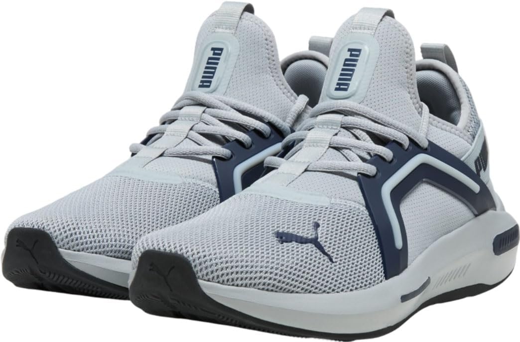 image:imagePUMA Mens Softride Enzo 5 Running Sneakers Shoes WhiteCool Mid GrayNavy