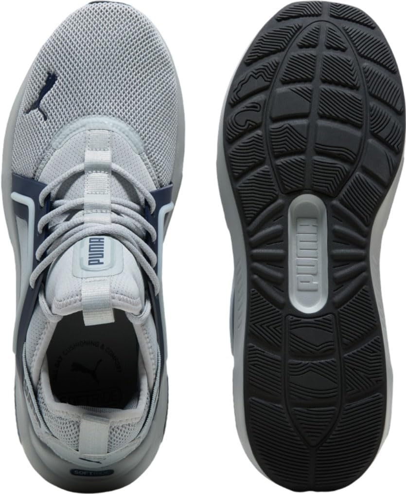 image:imagePUMA Mens Softride Enzo 5 Running Sneakers Shoes WhiteCool Mid GrayNavy