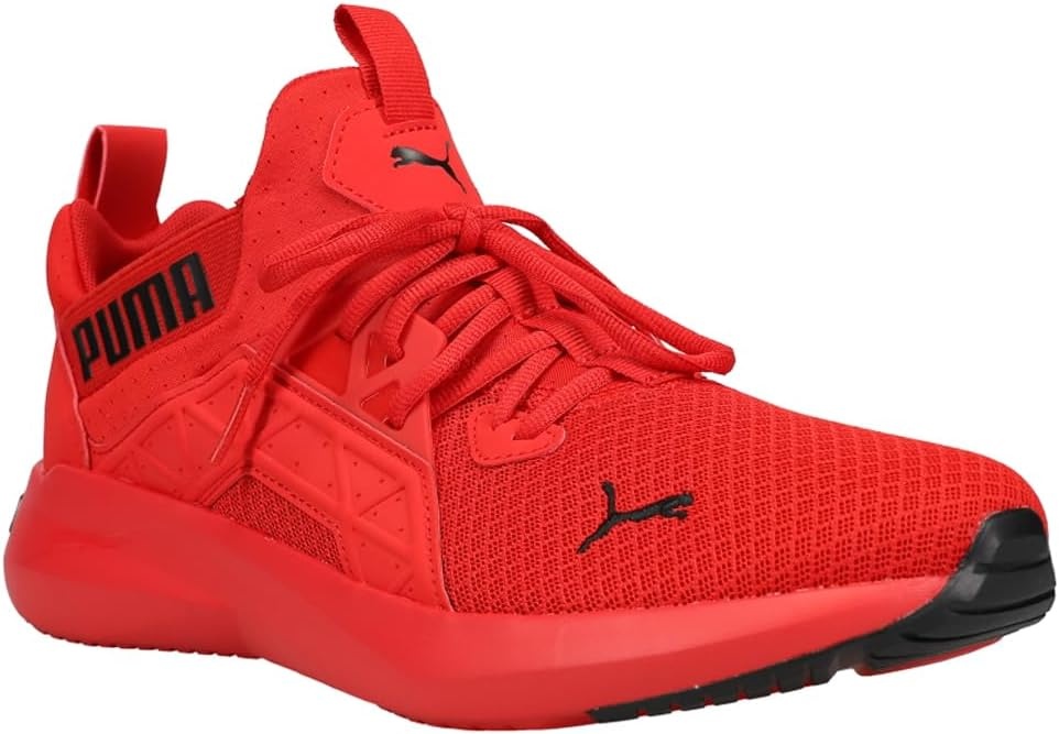 image:imagePUMA Mens Softride Enzo 5 Running Sneakers Shoes WhiteHigh Risk Redblack