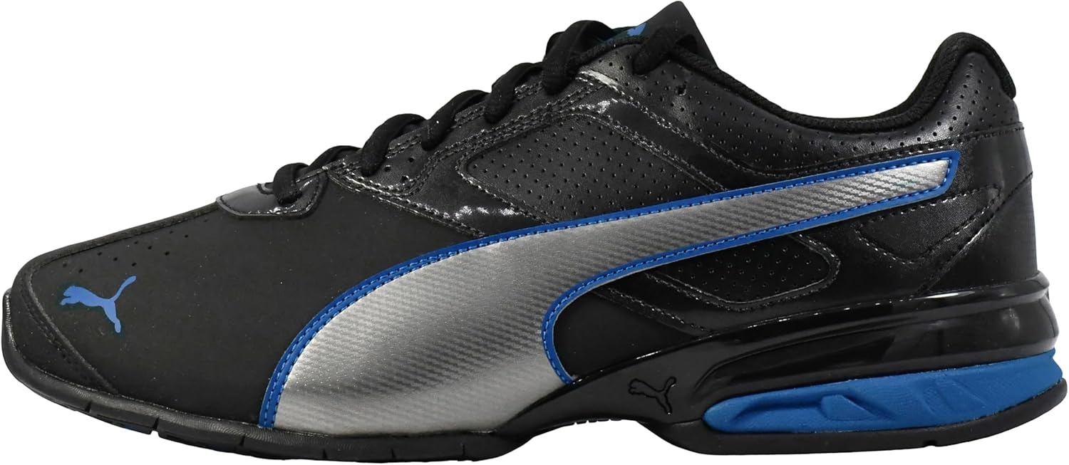image:imagePUMA Mens Tazon 6 FM ShoesPuma Blackpuma Aged Silvertrue Blue