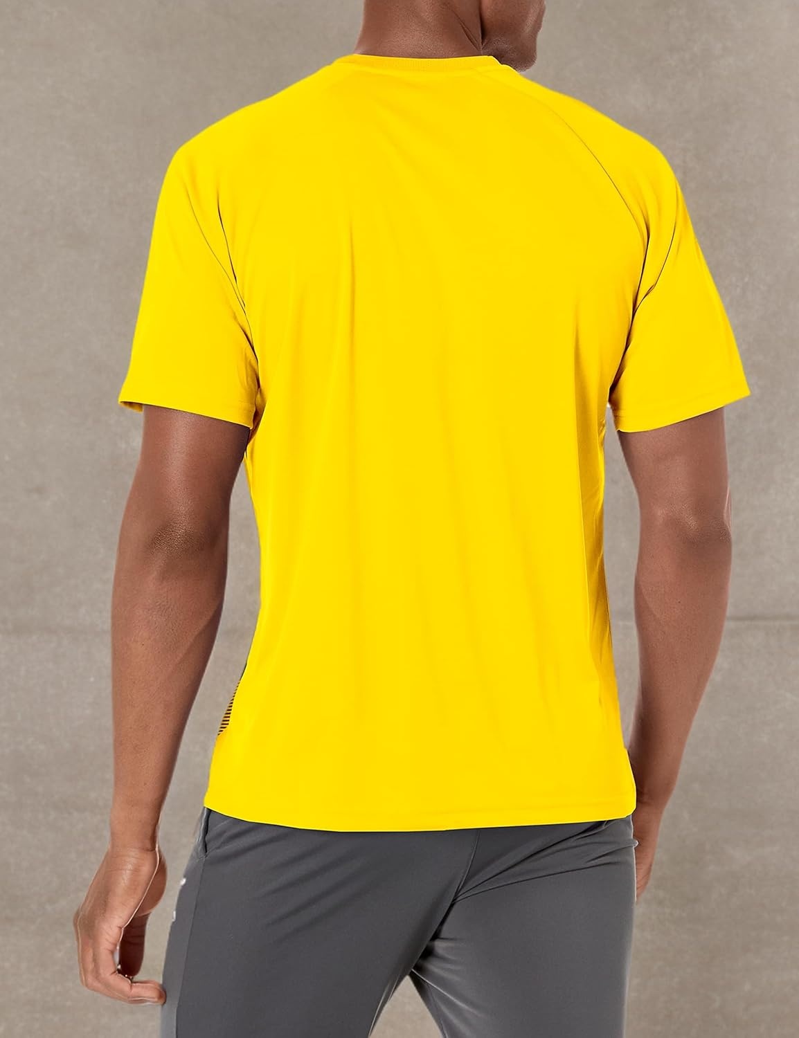 image:imagePUMA Mens Teamliga Crew Neck Short Sleeve Jersey Casual BlueCyber Yellowpuma Black Striped