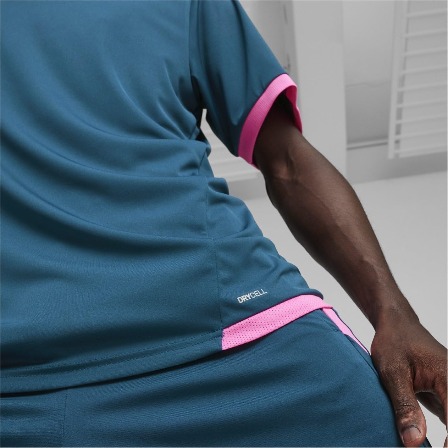 image:imagePUMA Mens Teamliga Crew Neck Short Sleeve Jersey Casual BlueOcean Tropic