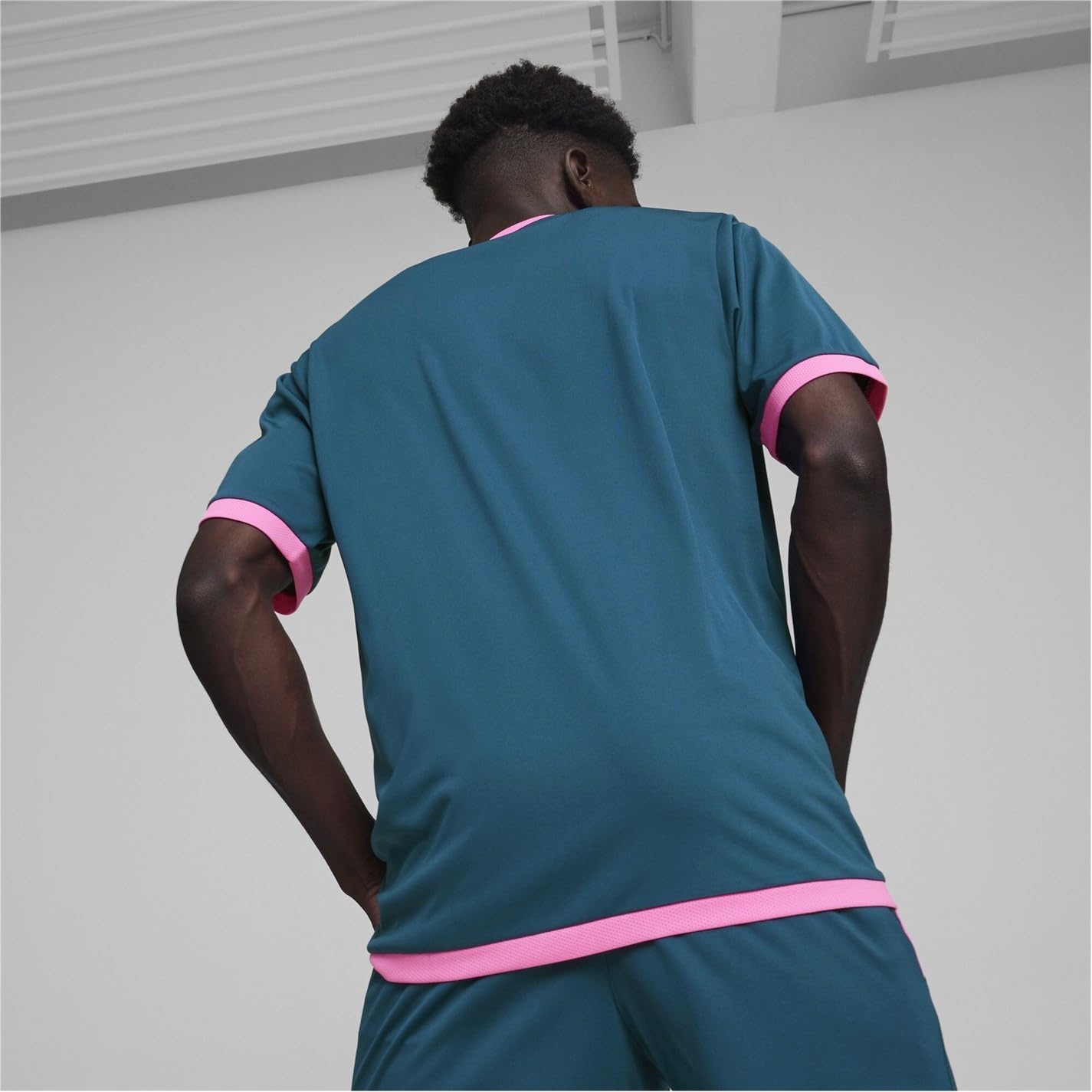 image:imagePUMA Mens Teamliga Crew Neck Short Sleeve Jersey Casual BlueOcean Tropic