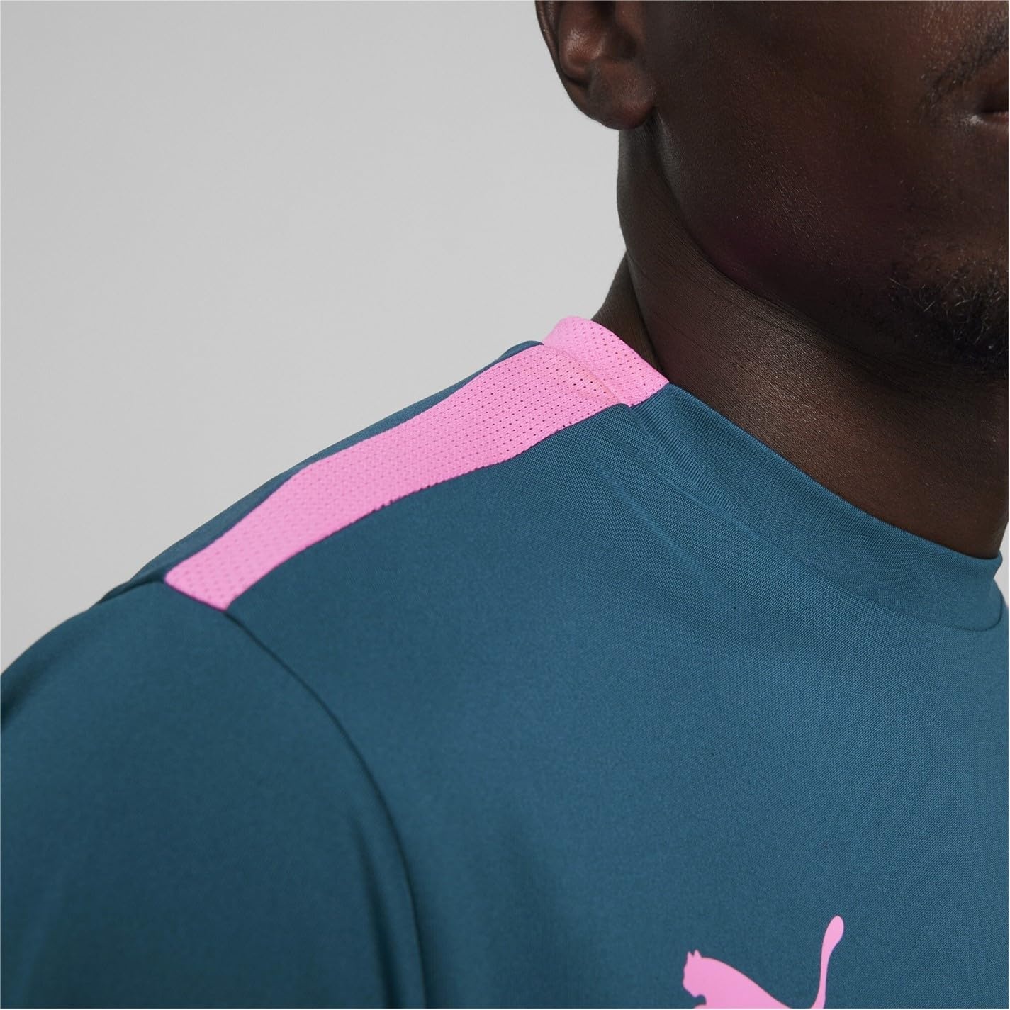 image:imagePUMA Mens Teamliga Crew Neck Short Sleeve Jersey Casual BlueOcean Tropic