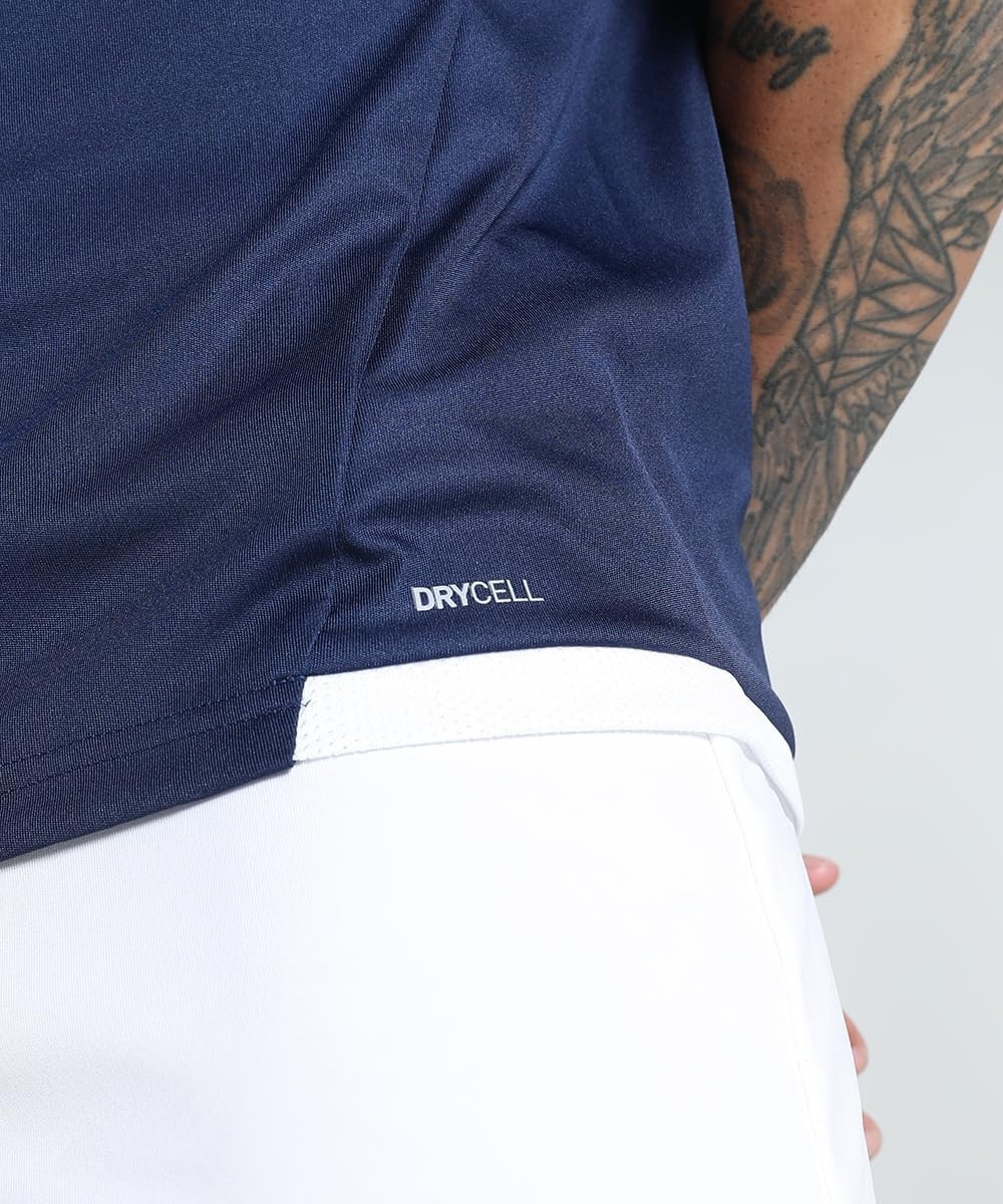 image:imagePUMA Mens Teamliga Crew Neck Short Sleeve Jersey Casual BluePeacoatpuma White