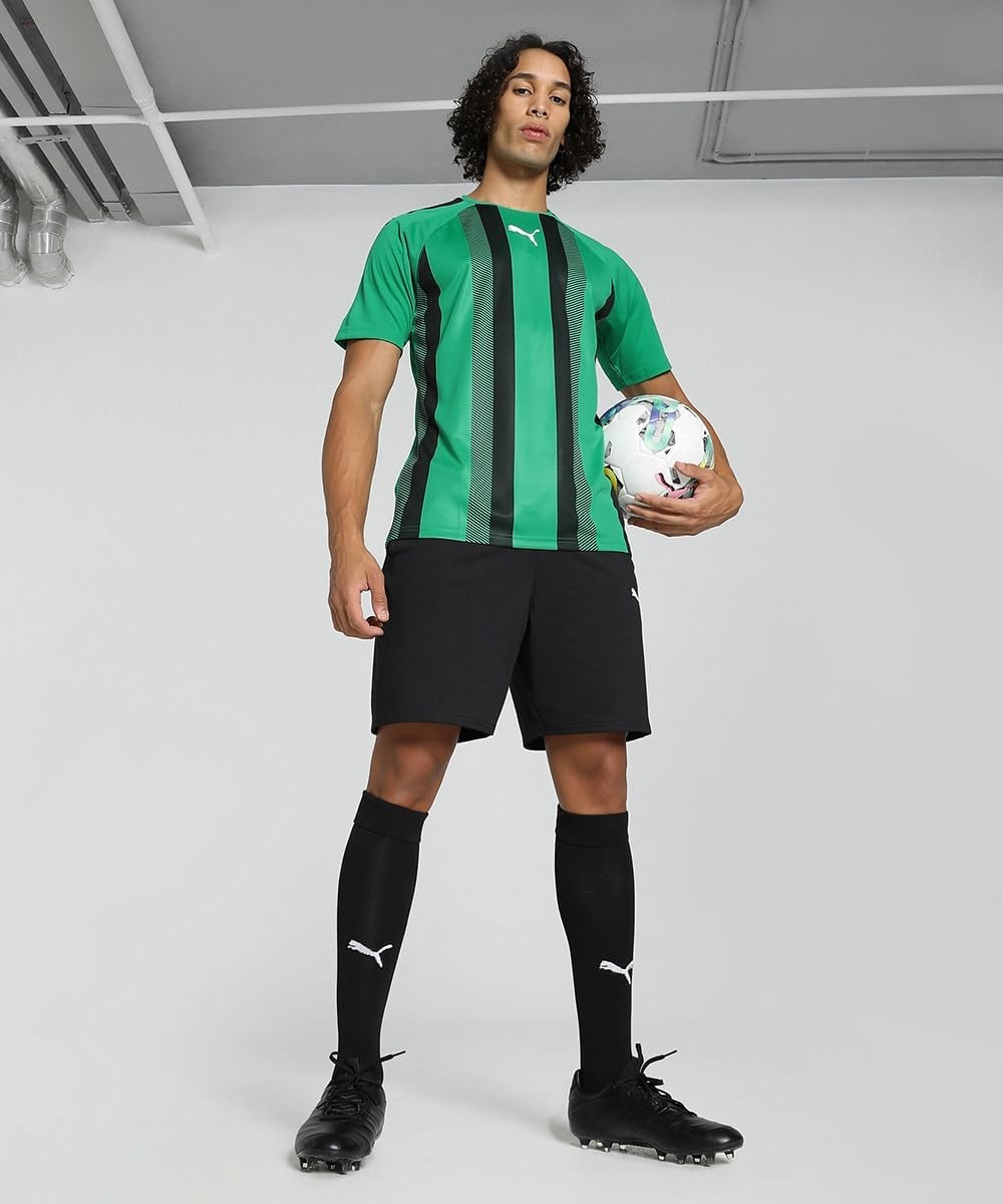 image:imagePUMA Mens Teamliga Crew Neck Short Sleeve Jersey Casual BluePepper Greenpuma Blackpuma White