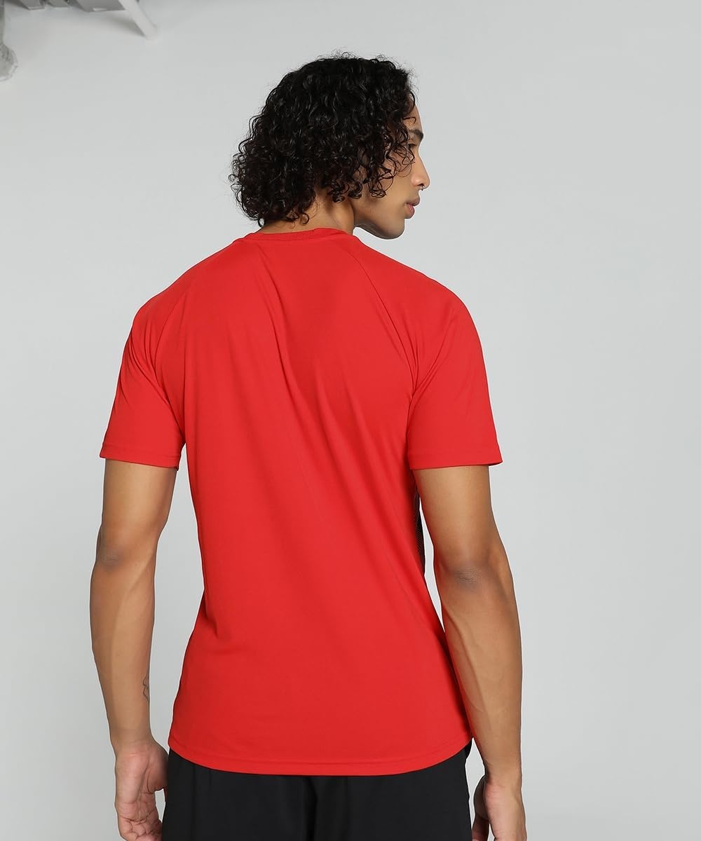 image:imagePUMA Mens Teamliga Crew Neck Short Sleeve Jersey Casual BluePuma Puma Red Blackpuma White