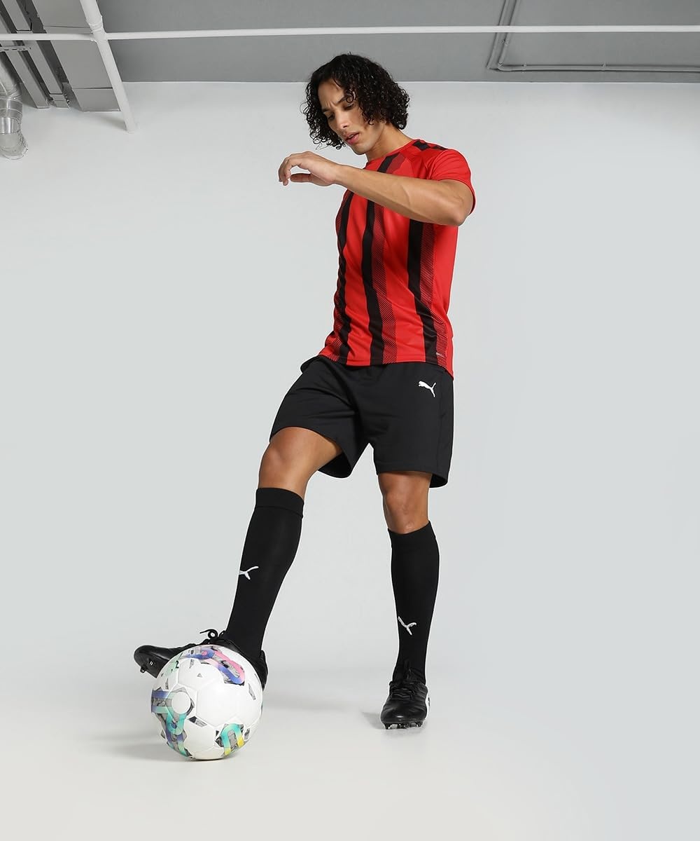 image:imagePUMA Mens Teamliga Crew Neck Short Sleeve Jersey Casual BluePuma Puma Red Blackpuma White