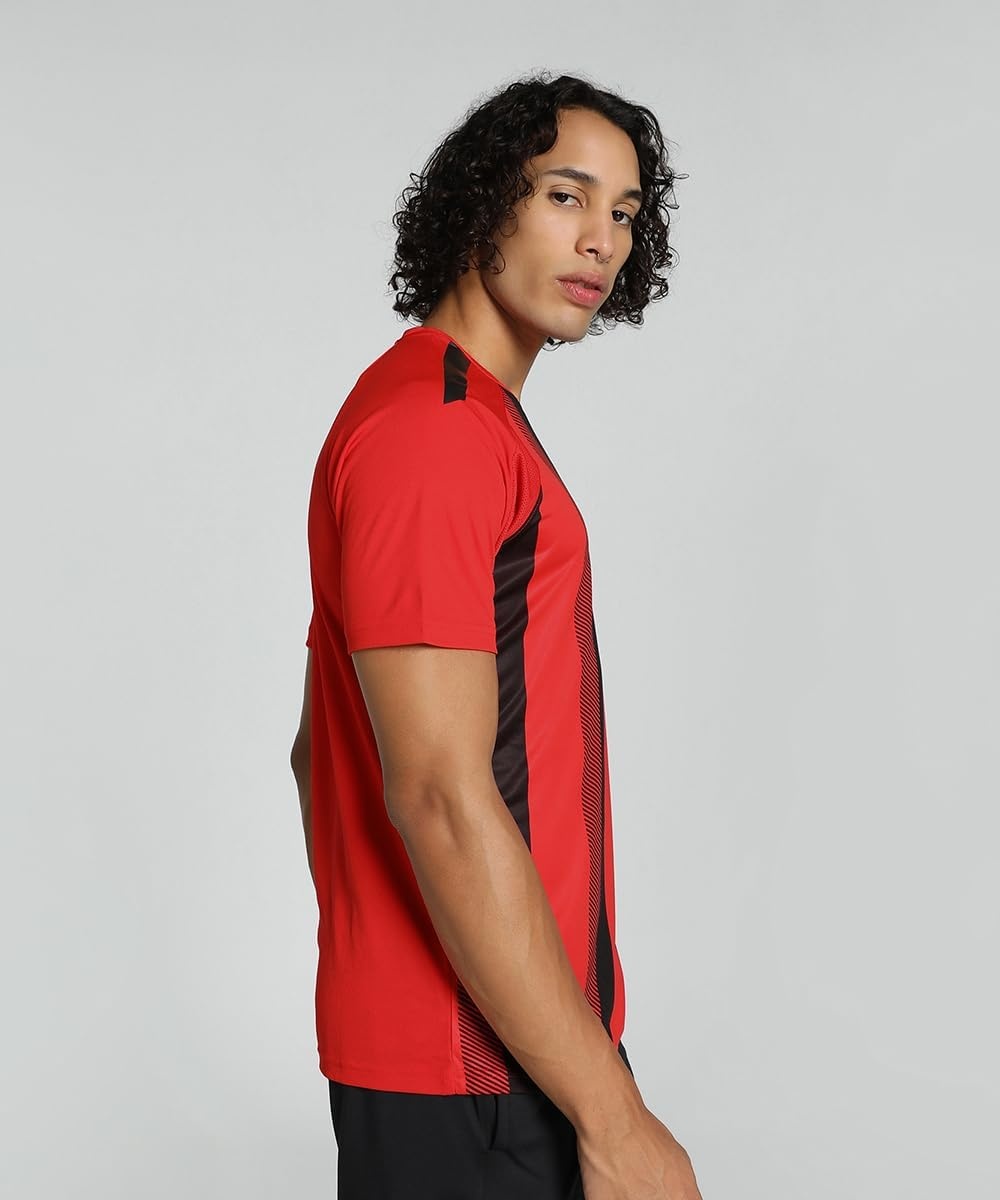 image:imagePUMA Mens Teamliga Crew Neck Short Sleeve Jersey Casual BluePuma Puma Red Blackpuma White
