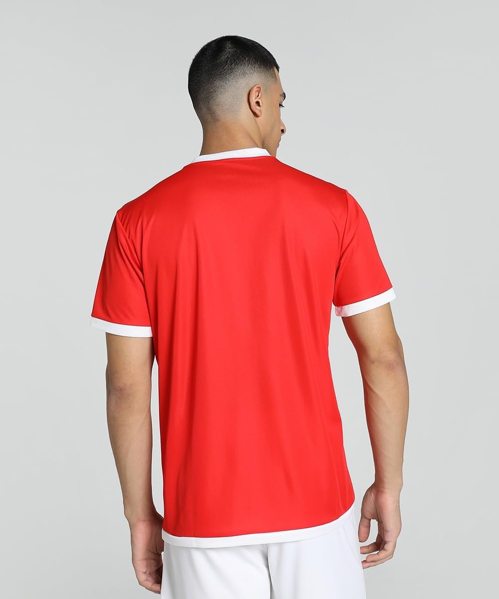 image:imagePUMA Mens Teamliga Crew Neck Short Sleeve Jersey Casual BluePuma Red Puma White